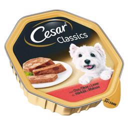 Cesar Classic Paté til Hunden med Okse & Lever 150g